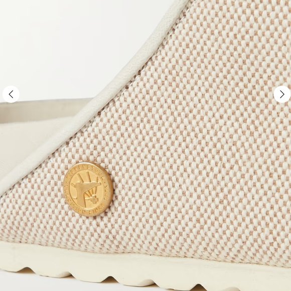 Birkenstock 1774 - Arizona leather-trimmed canvas sandals 40 - Picture 3 of 4